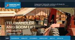 Desktop Screenshot of americantelehandler.com